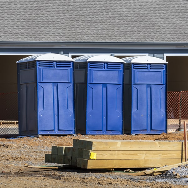 are there any restrictions on where i can place the portable toilets during my rental period in Shingobee MN